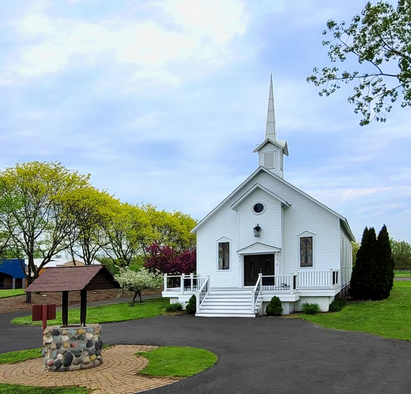 The historic Heritage Park Wedding Chapel in Taylor, Michigan